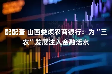 配配查 山西娄烦农商银行：为“三农”发展注入金融活水